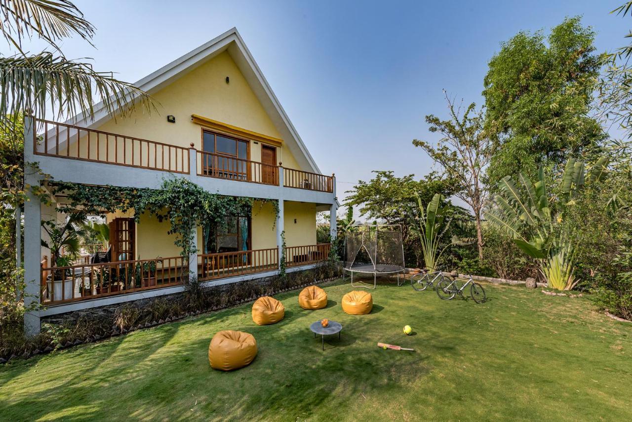 Saffronstays Happy Fields, Pune - Luxury Farmstay With Farm To Table Food Exteriör bild