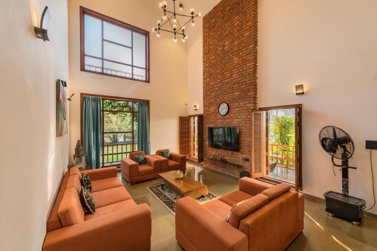 Saffronstays Happy Fields, Pune - Luxury Farmstay With Farm To Table Food Exteriör bild