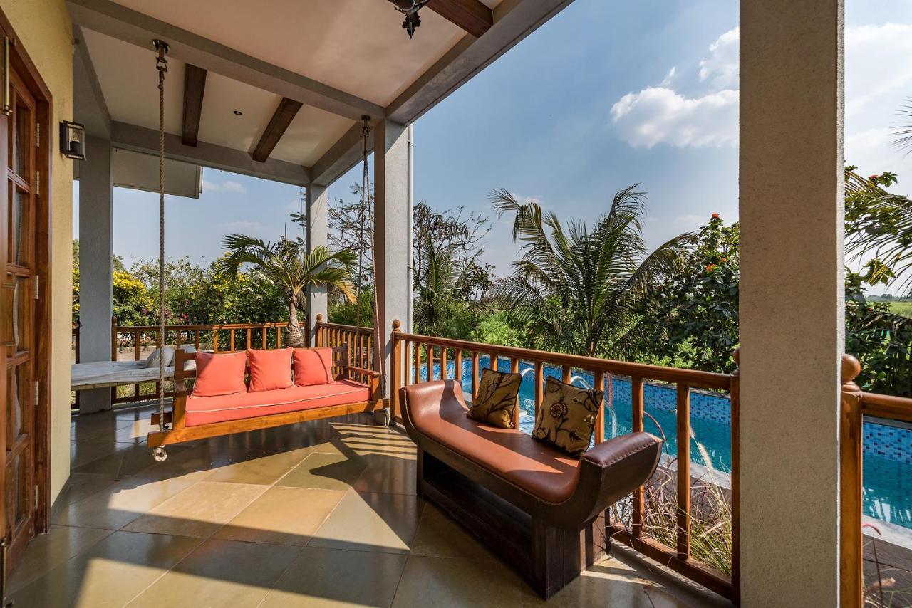 Saffronstays Happy Fields, Pune - Luxury Farmstay With Farm To Table Food Exteriör bild