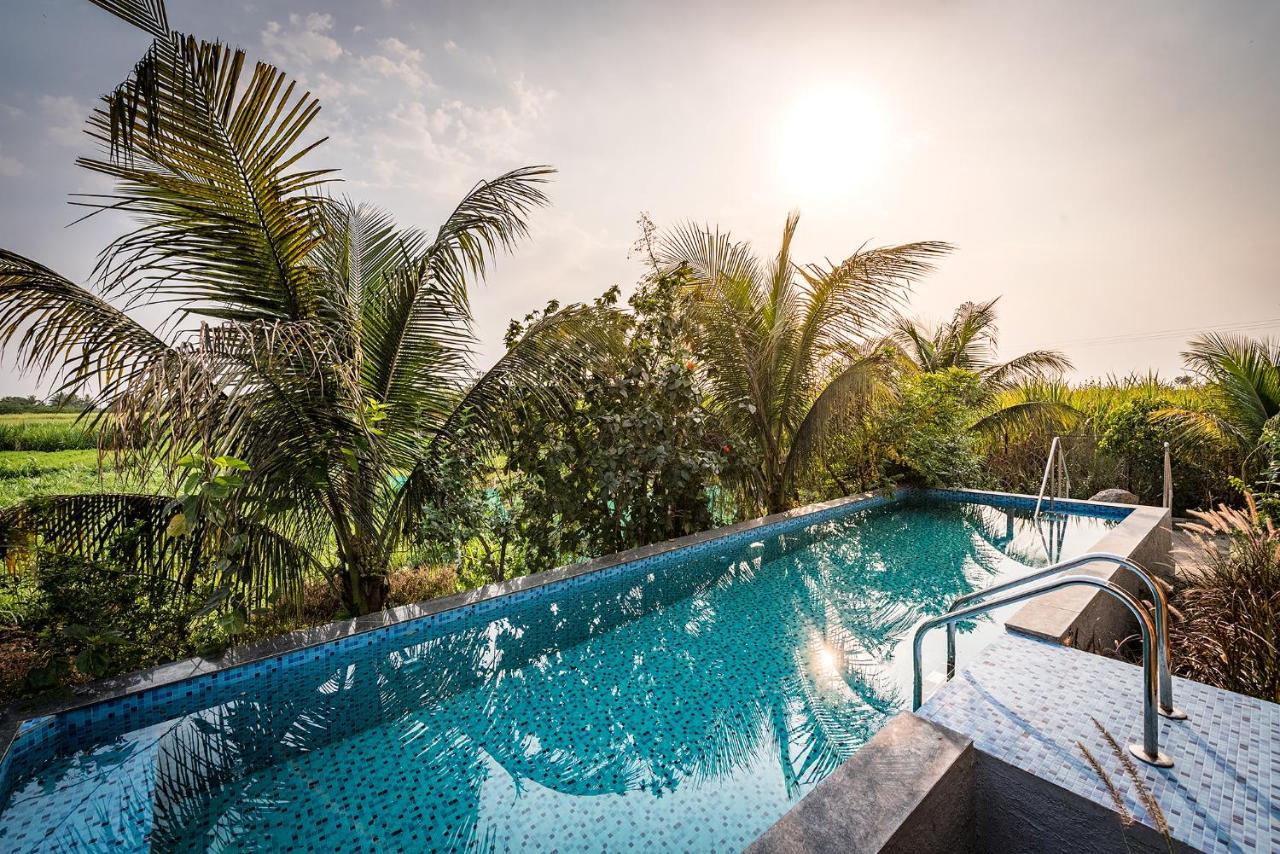 Saffronstays Happy Fields, Pune - Luxury Farmstay With Farm To Table Food Exteriör bild