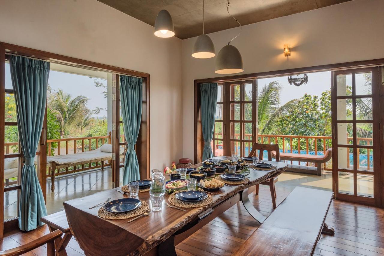Saffronstays Happy Fields, Pune - Luxury Farmstay With Farm To Table Food Exteriör bild